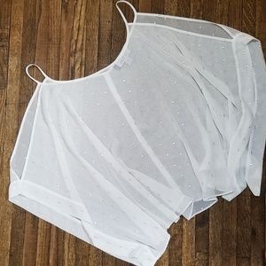 Jennifer Lopez Flowy Sleeve Blouse Size XL